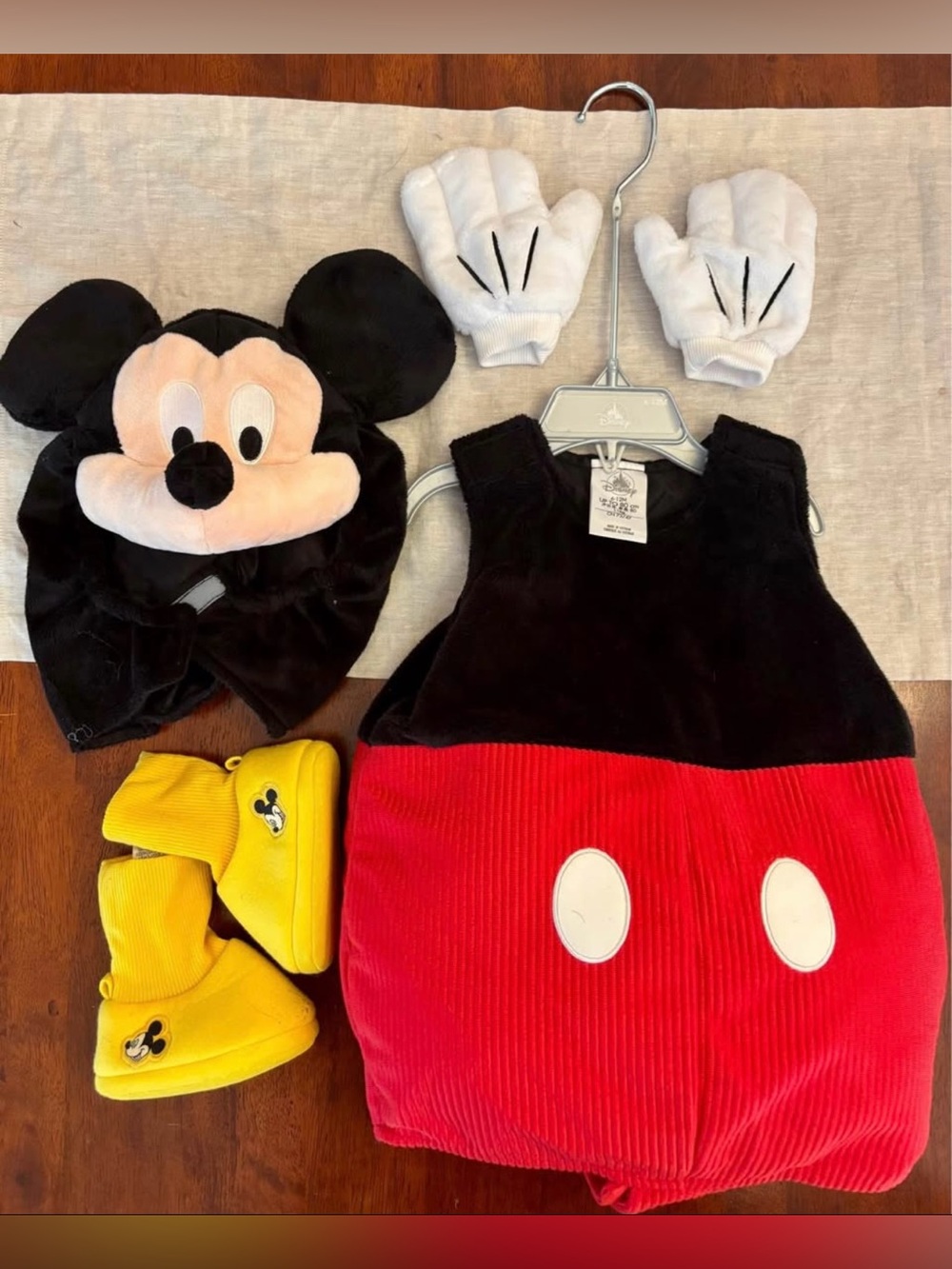 Disney Mickey Mouse Costume Bodysuit Set for Baby